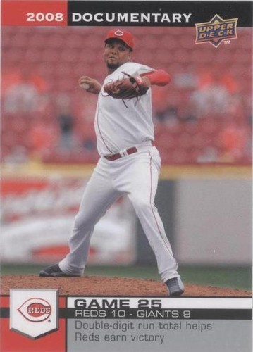 2008 Upper Deck Documentary - Francisco Cordero #675
