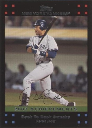 2007 Topps New York Yankees Limited Edition Gift Set - Derek Jeter #NYY47