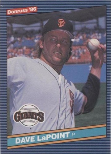 1986 Donruss - Dave LaPoint #387