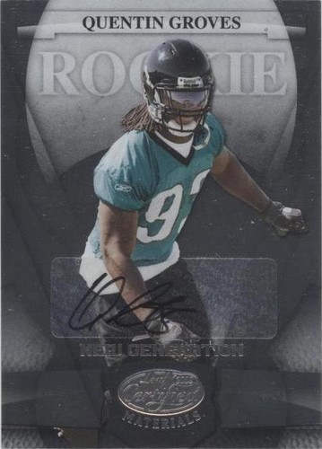 2008 Leaf Certified Materials Quentin Groves #189