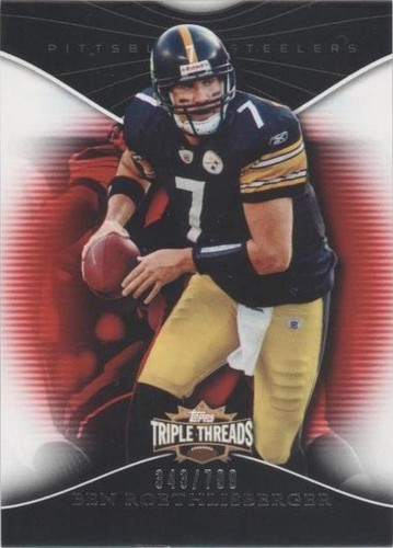 2009 Topps Triple Threads Ben Roethlisberger #14