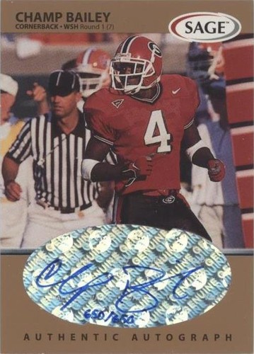 1999 SAGE Champ Bailey #A3