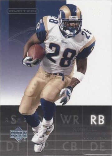2002 Upper Deck Ovation Marshall Faulk #80