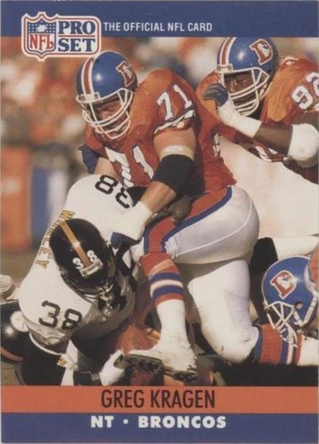 1990 Pro Set Greg Kragen #487