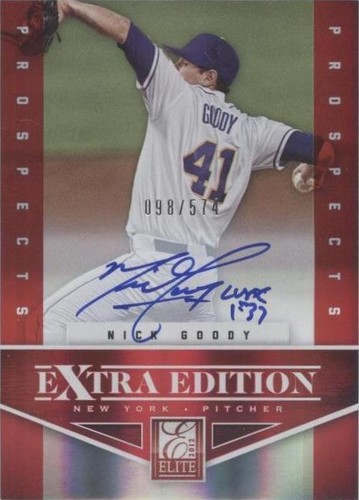2012 Elite Extra Edition - Nick Goody #135