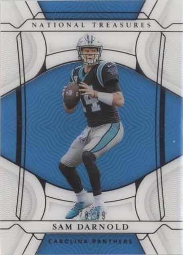 2021 Panini National Treasures Sam Darnold #27