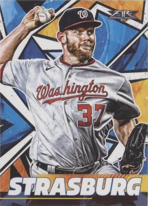 2021 Topps Fire - Stephen Strasburg #149