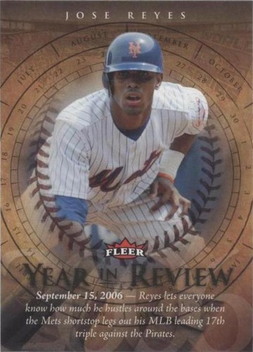 2007 Fleer - Jose Reyes #YR-JR
