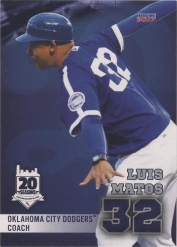 2017 Choice Oklahoma City Dodgers - Luis Matos #33