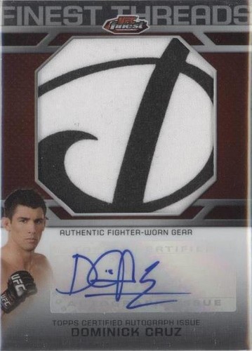 2013 Topps Finest UFC - Dominick Cruz #FTAR-DC