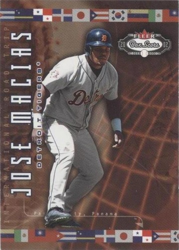 2002 Fleer Box Score - Jose Macias #207