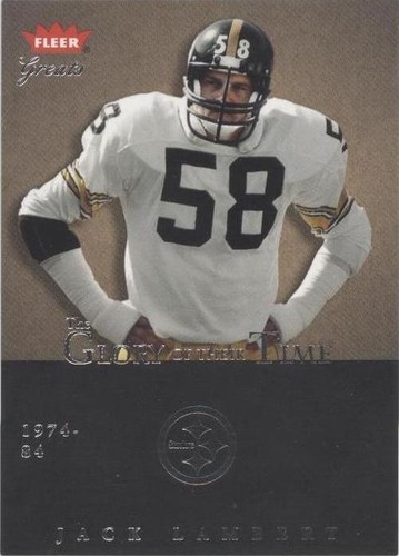 2004 Fleer Greats Jack Lambert #10 GOT