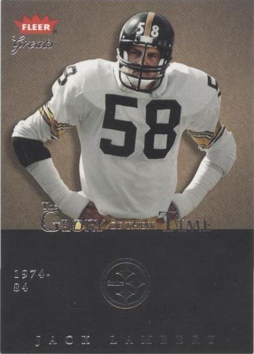 2004 Fleer Greats Jack Lambert #10 GOT