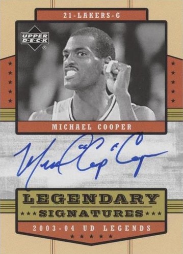 2003-04 Upper Deck UD Legends - Michael Cooper #LS-MC