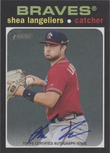 2020 Topps Heritage Minor League Edition - Shea Langeliers #ROA-SL