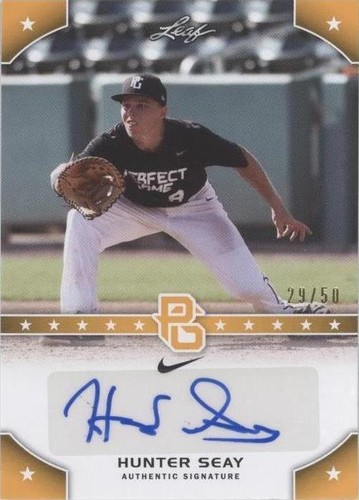 2015 Leaf Perfect Game National Showcase - Hunter Seay #PG-HS1