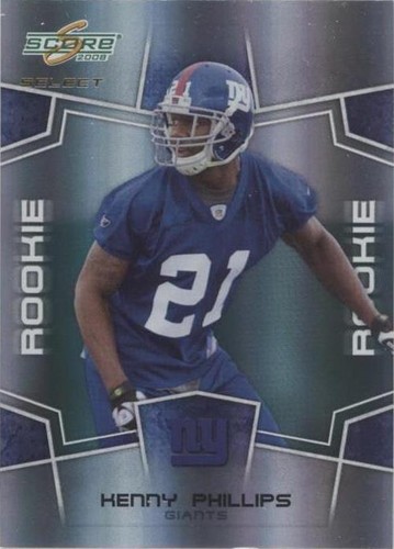 2008 Score Select Kenny Phillips #354