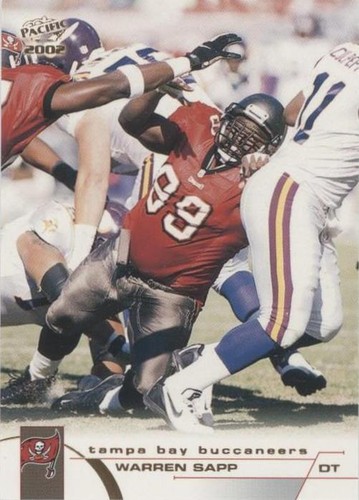 2002 Pacific Warren Sapp #418
