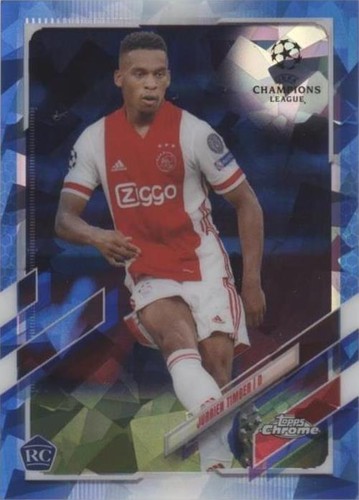 2020-21 Topps Chrome UCL Sapphire Edition Jurrien Timber #71