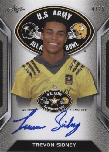 2016 Leaf U.S. Army All-American Bowl Trevon Sidney #ATA-TS1