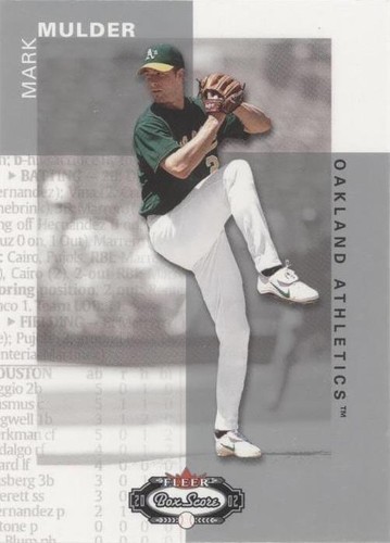 2002 Fleer Box Score - Mark Mulder #123