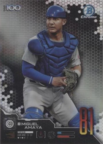 2019 BOWMAN 1ST RC MIGUEL AMAYA CHICAGO CUBS FIRST ROOKIE