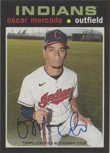 2020 Topps Heritage High Number - Oscar Mercado #ROA-OM