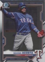 2021 Bowman Chrome - Maximo Acosta #BCP-163