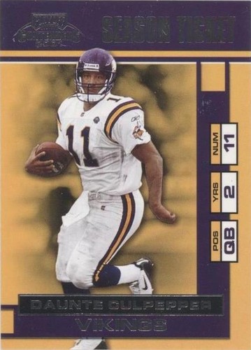 2001 Playoff Contenders Daunte Culpepper #50