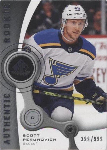 2021-22 Upper Deck SP Game Used - Scott Perunovich #R-19
