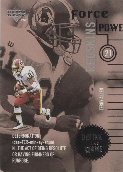 1998 Upper Deck Terry Allen #DG21