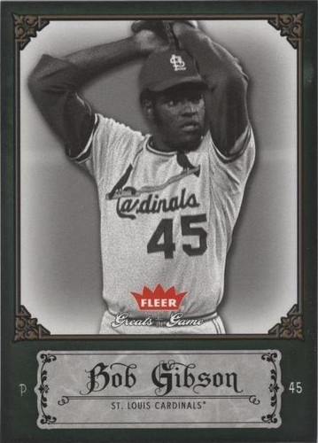 2006 Fleer Greats of the Game - Bob Gibson #12