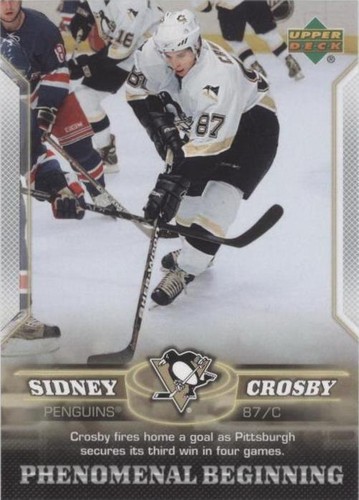 2005-06 Upper Deck Phenomenal Beginning - Sidney Crosby #8