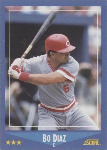 1988 Score - Bo Diaz #206