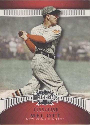 2010 Topps Triple Threads - Mel Ott #81