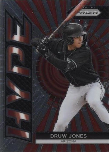 DRUW JONES 2023 Panini Donruss Optic ORANGE Prizm AUTO # 5