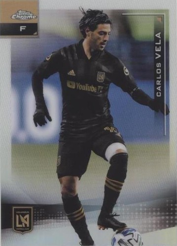 2021 Topps Chrome MLS Carlos Vela #91