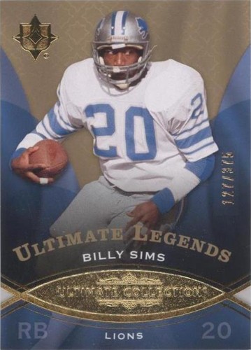 2009 Upper Deck Ultimate Collection Billy Sims #112