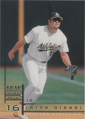 Jason Giambi (6) Card Rookie Lot Athletics Yankees Star | eBay