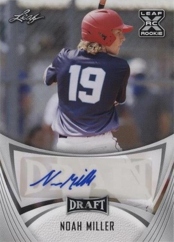 2021 Leaf Draft - Noah Miller #BA-NM2