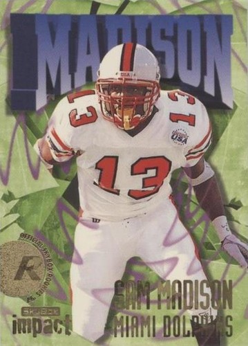 1997 Skybox Impact Sam Madison #234