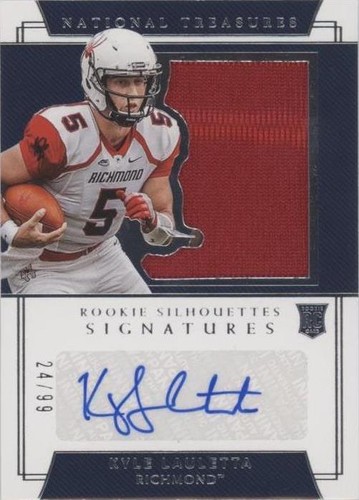 2018 Panini National Treasures Collegiate Kyle Lauletta #175