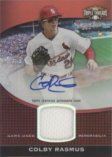 2011 Topps Triple Threads - Colby Rasmus #TTUAR-10