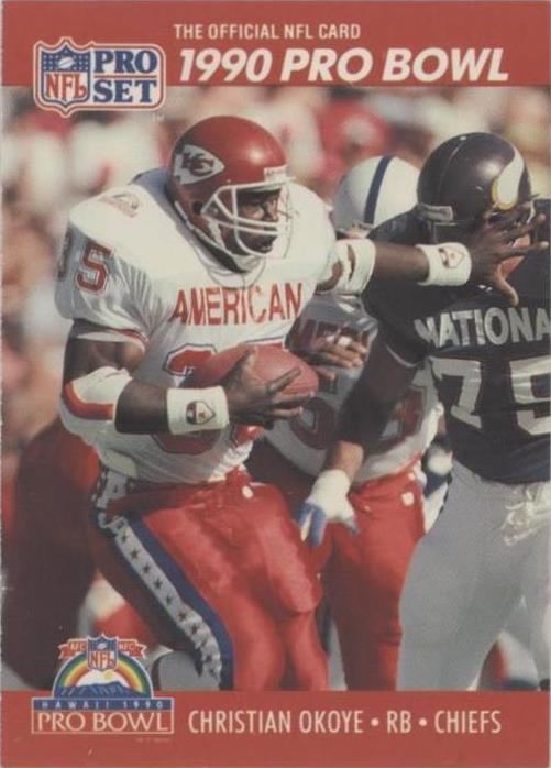 1990 Pro Set FACT Cincinnati Christian Okoye #363