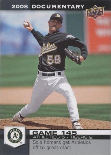 2008 Upper Deck Documentary - Justin Duchscherer #4320