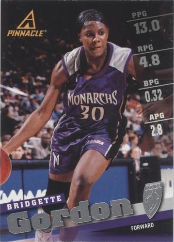 1998 Pinnacle WNBA - Bridgette Gordon #25