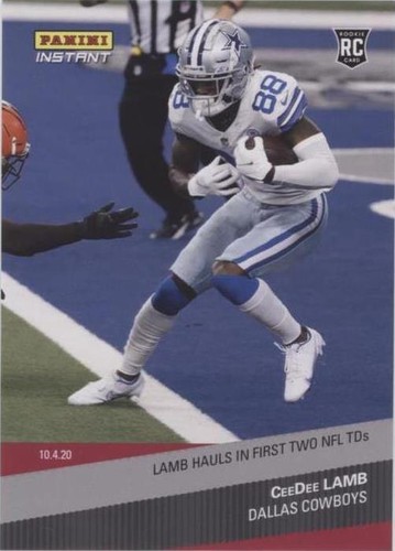 2020 Panini Instant NFL CeeDee Lamb #54