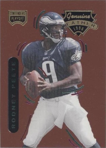 1996 Playoff Contenders Leather Rodney Peete #63