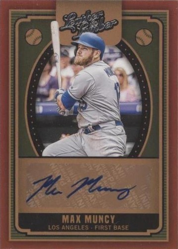 2019 Panini Leather & Lumber - Max Muncy #AU-MU