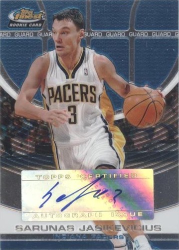 2005-06 Topps Finest - Sarunas Jasikevicius #131